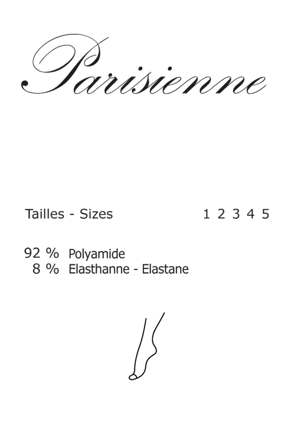 GERBE PARISIENNE Μαύρες Καλτσοδέτες