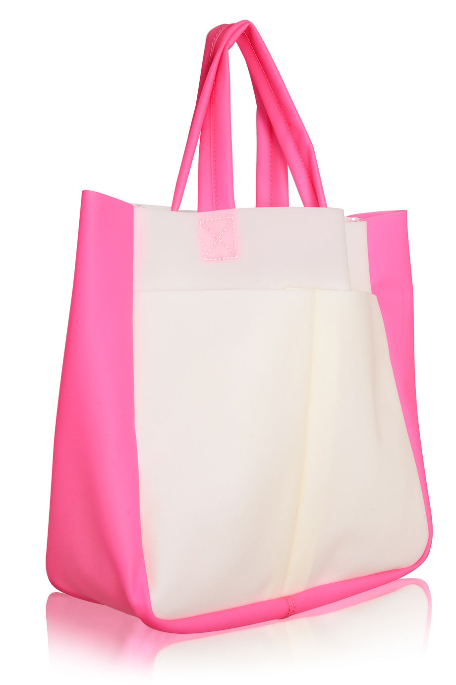 RIKKI Neon Pink Phosphorescent Bag
