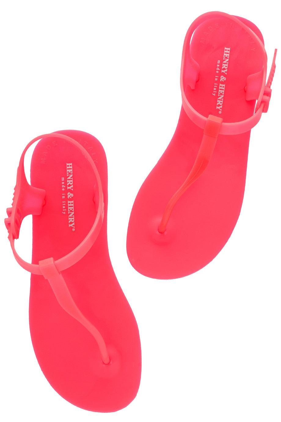 Φούξια Φωσφοριζέ Λαστιχένια Πέδιλα | Γυναικεία Παπούτσια