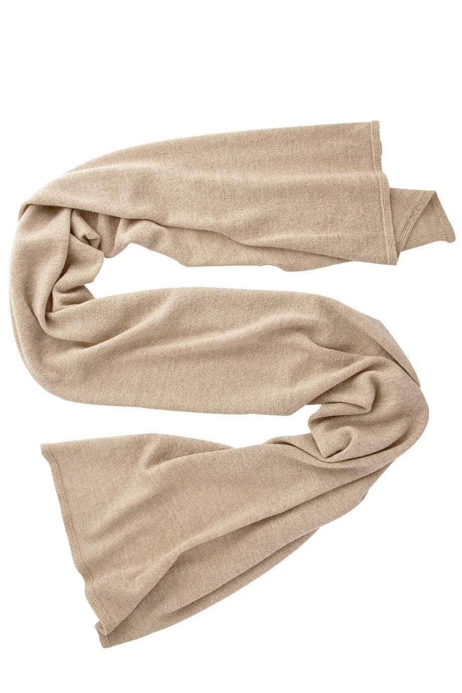 SNOWFLAKE Beige Knitted Scarf