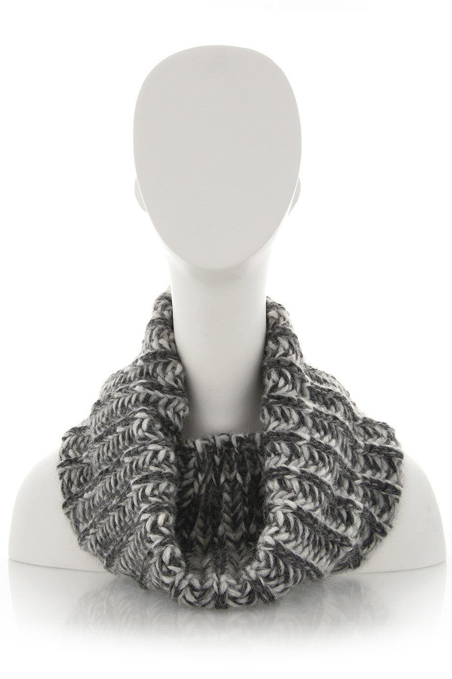 EVEREST Gray Wool Scarf