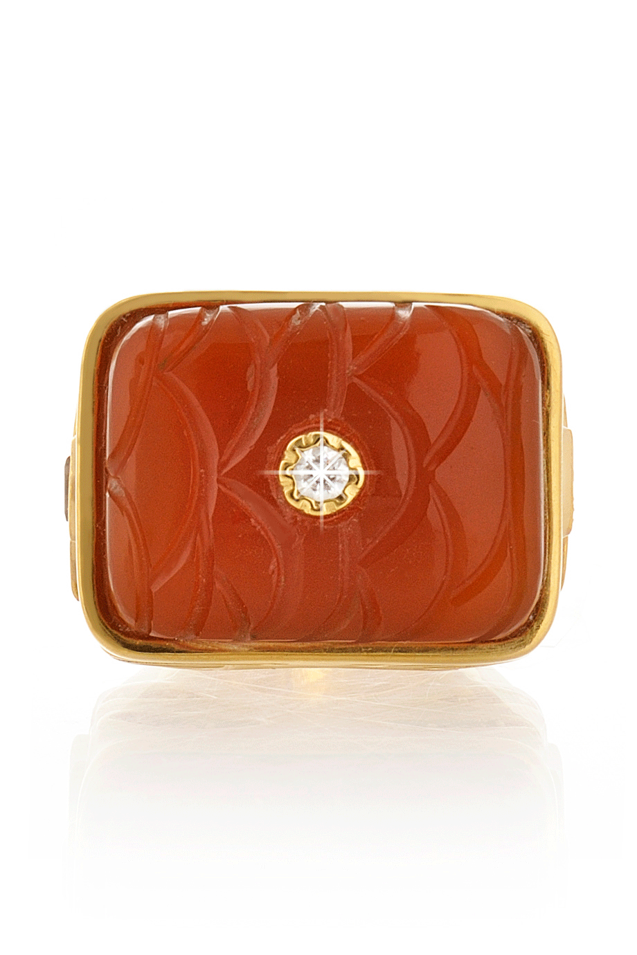 Πορτοκαλί Δαχτυλίδι - Isharya | Κοσμήματα