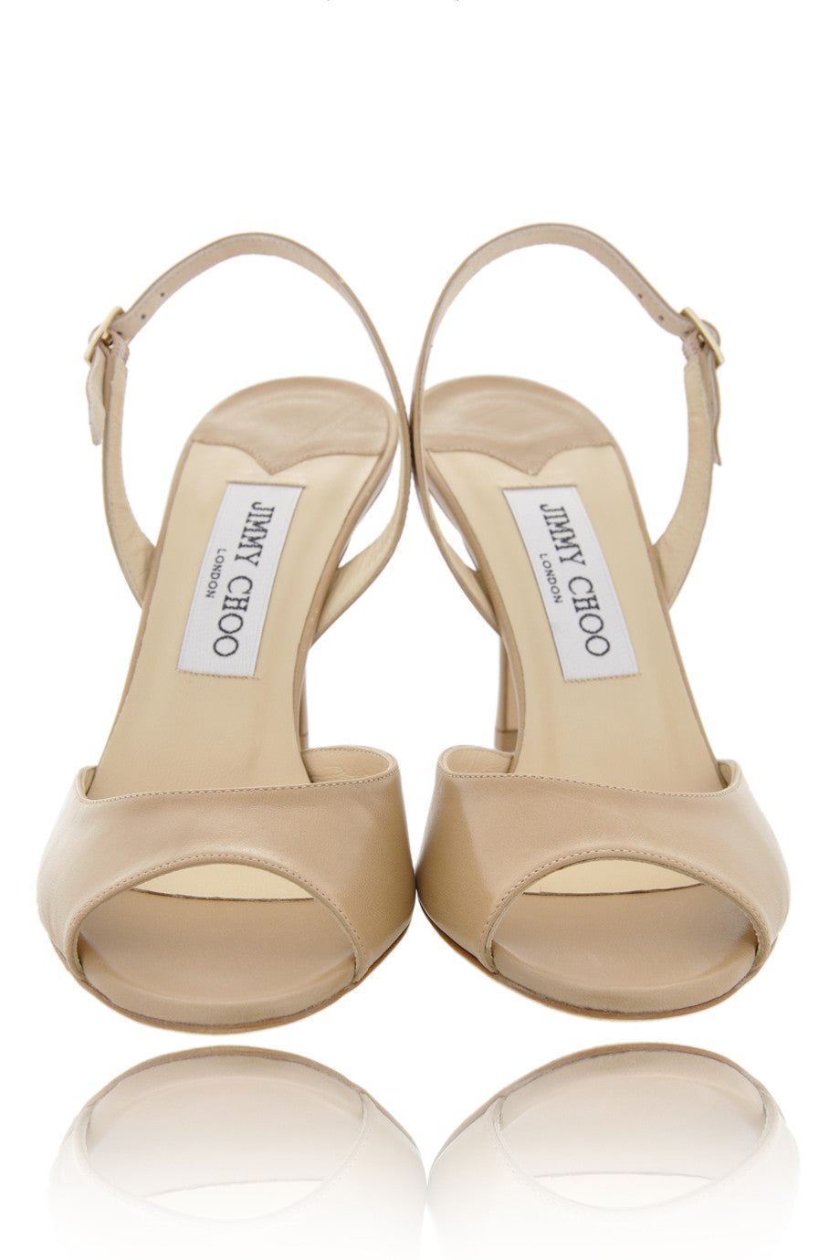 Μπεζ Πέδιλα - Jimmy Choo Laser | Γυναικεία Παπούτσια