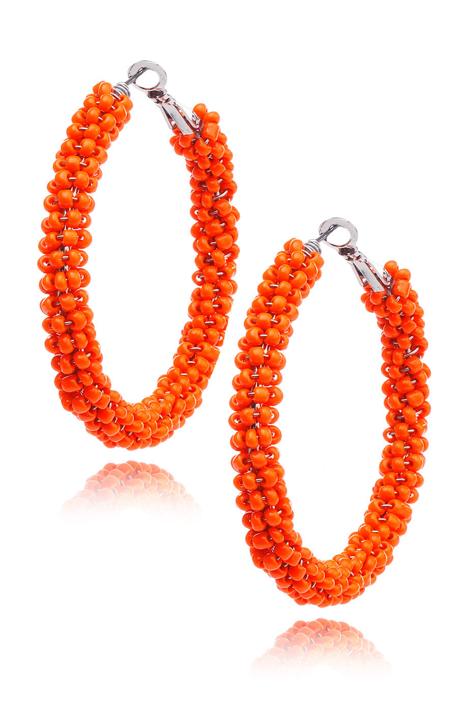 Κοραλλί Σκουλαρίκια Κρίκοι - Kenneth Jay Lane | Κοσμήματα