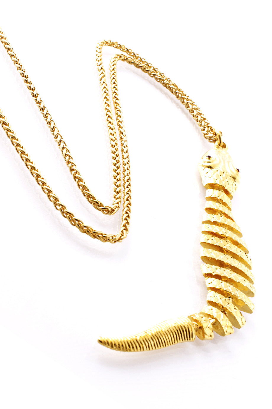 Χρυσό Κολιέ Φίδι - Kenneth Jay Lane | Κοσμήματα