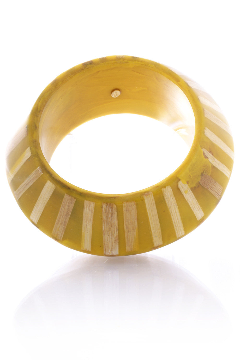 Κίτρινο Ξύλινο Βραχιόλι - Kenneth Jay Lane | Κοσμήματα