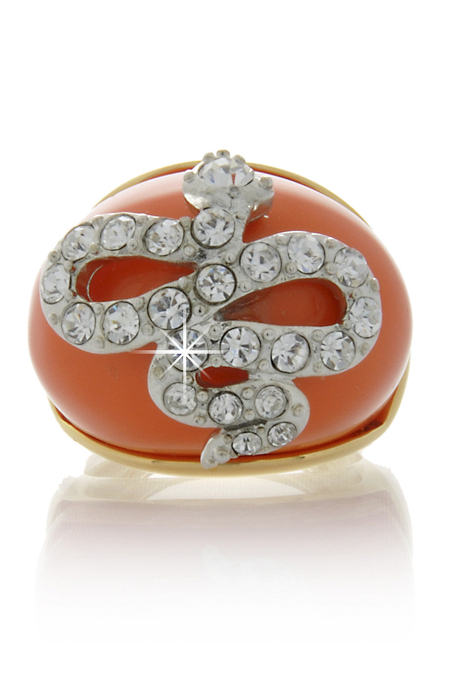 Κοραλλί Δαχτυλίδι - Kenneth Jay Lane | Κοσμήματα