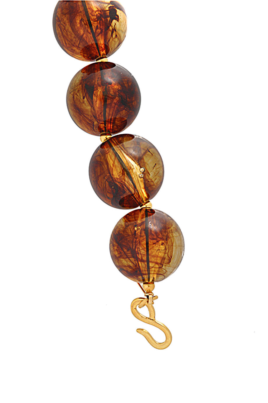 Καφέ Κολιέ Ταρταρούγα - Kenneth Jay Lane | Κοσμήματα