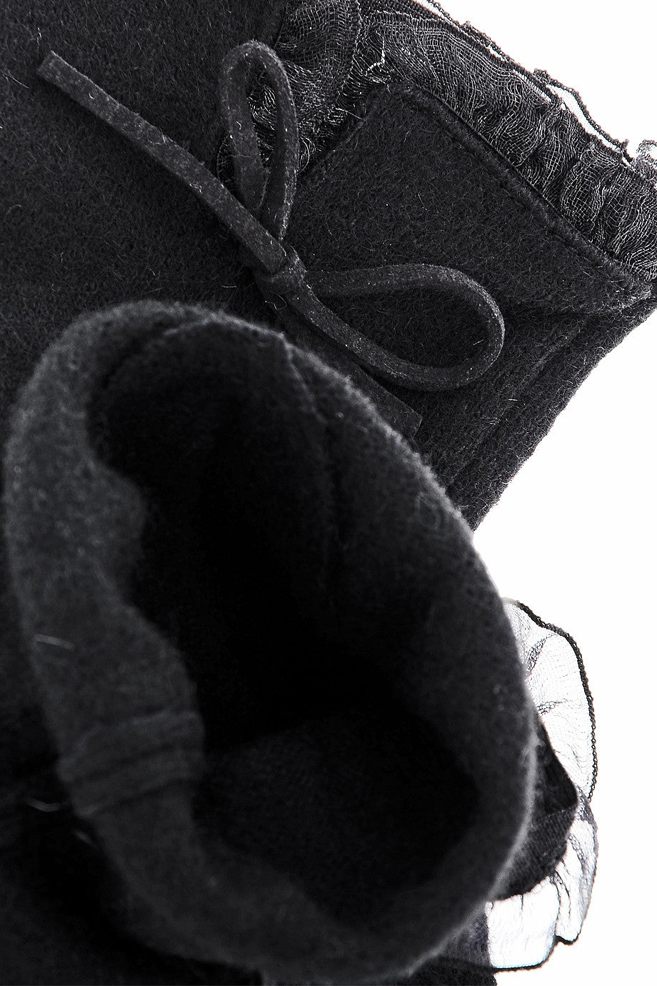 Μαύρα Μάλλινα Γάντια | Γυναικεία Γάντια