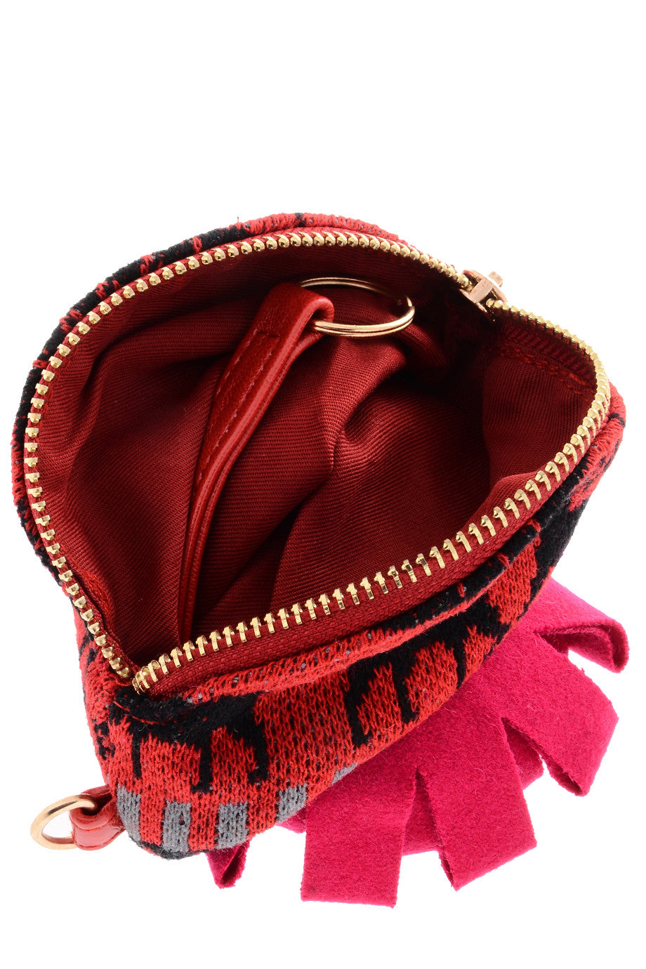 LALU - MILENE Πολύχρωμο Στρογγυλό Τσαντάκι - Πορτοφόλια