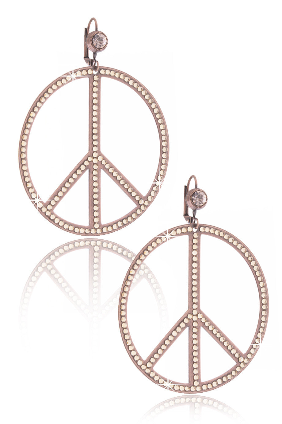 Μπρονζέ Σκουλαρίκια - Lk Designs | Κοσμήματα