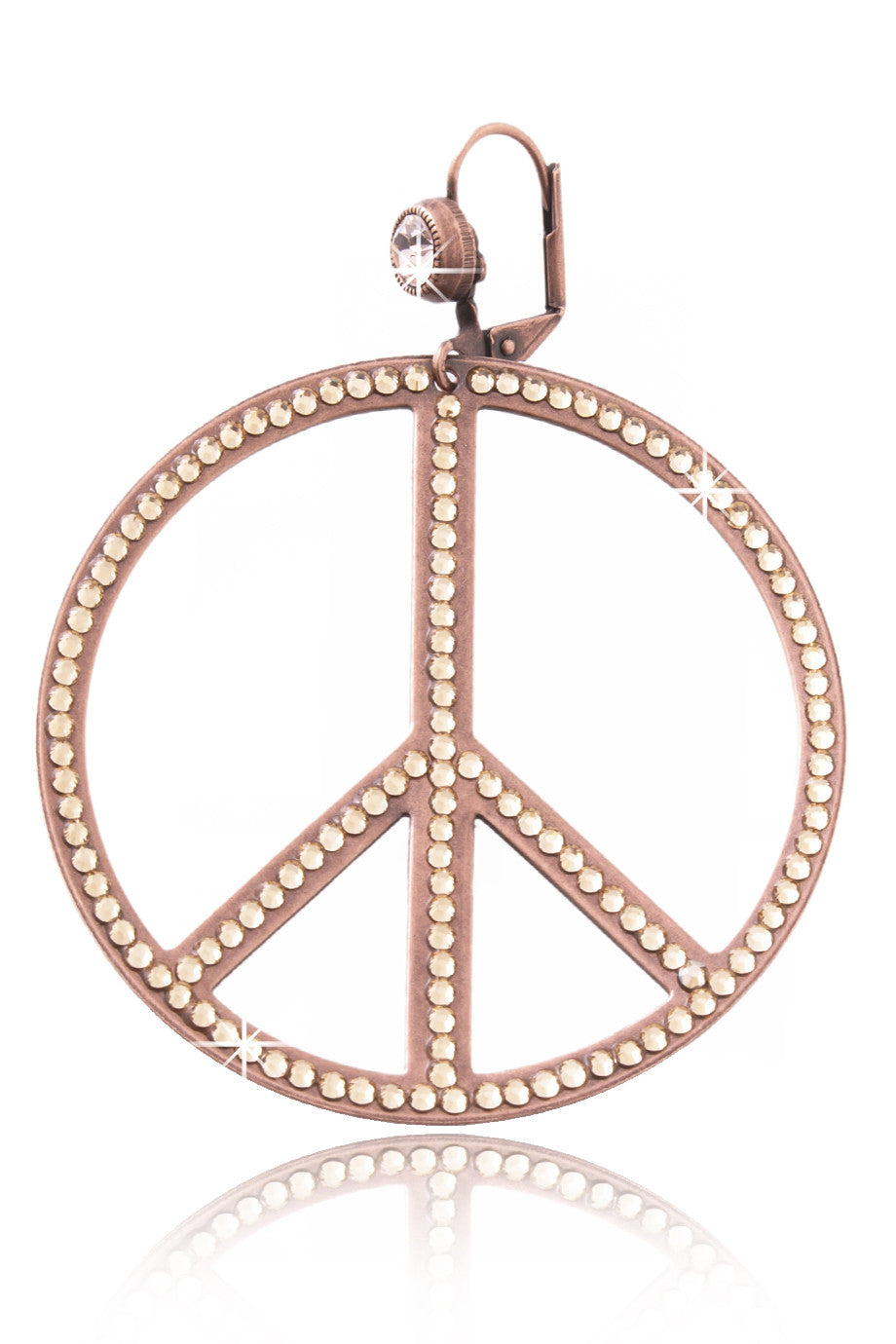 Μπρονζέ Σκουλαρίκια - Lk Designs | Κοσμήματα