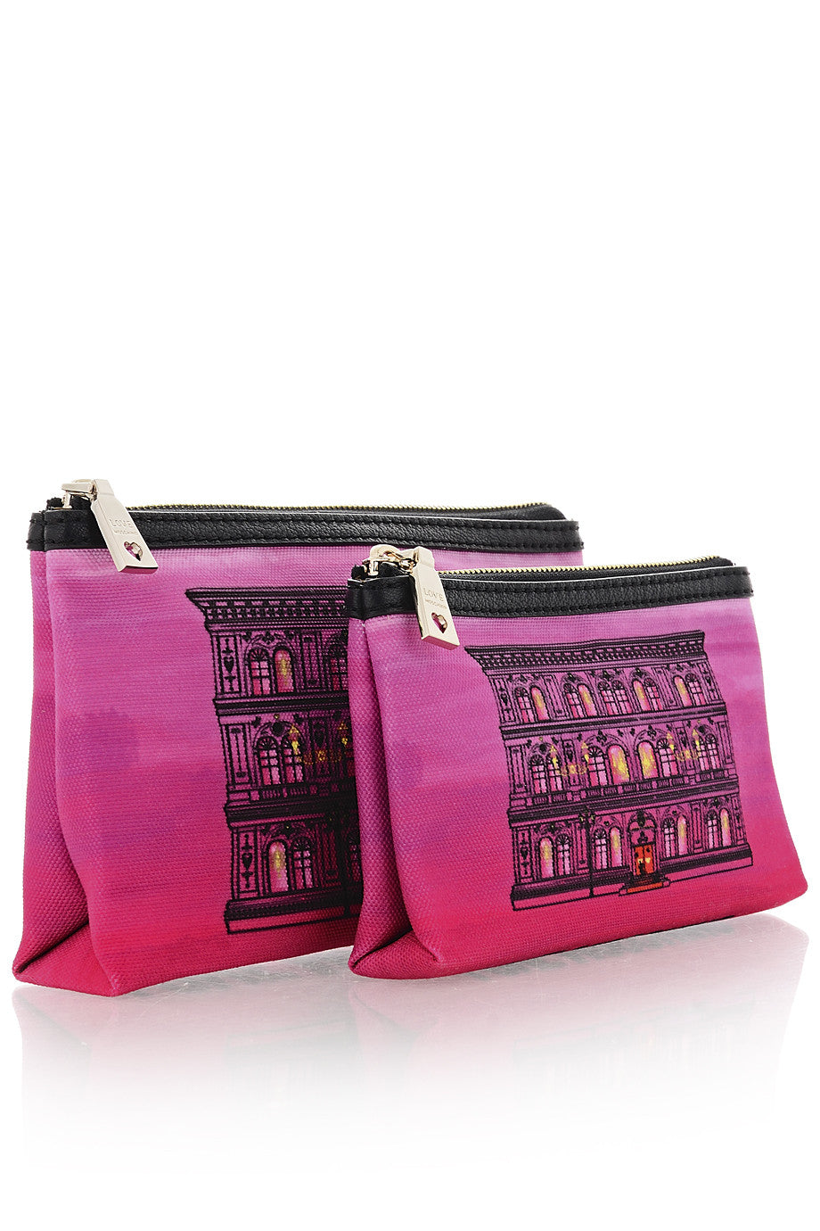Ροζ Τσαντάκια Καλλυντικών - Love Moschino | Γυναικεία Πορτοφόλια