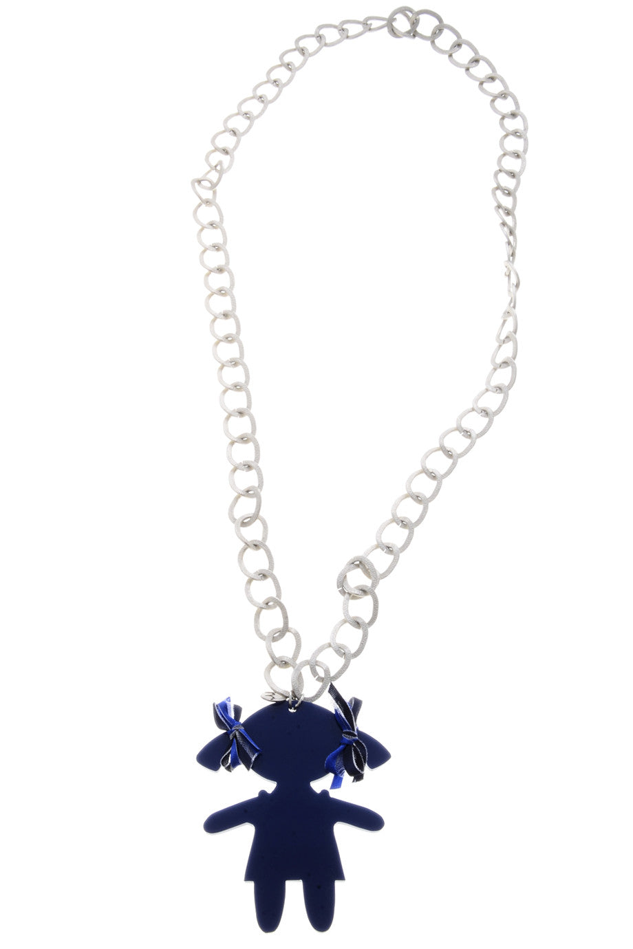 Μπλε Ασημί Μενταγιόν - Mancoti | Κοσμήματα