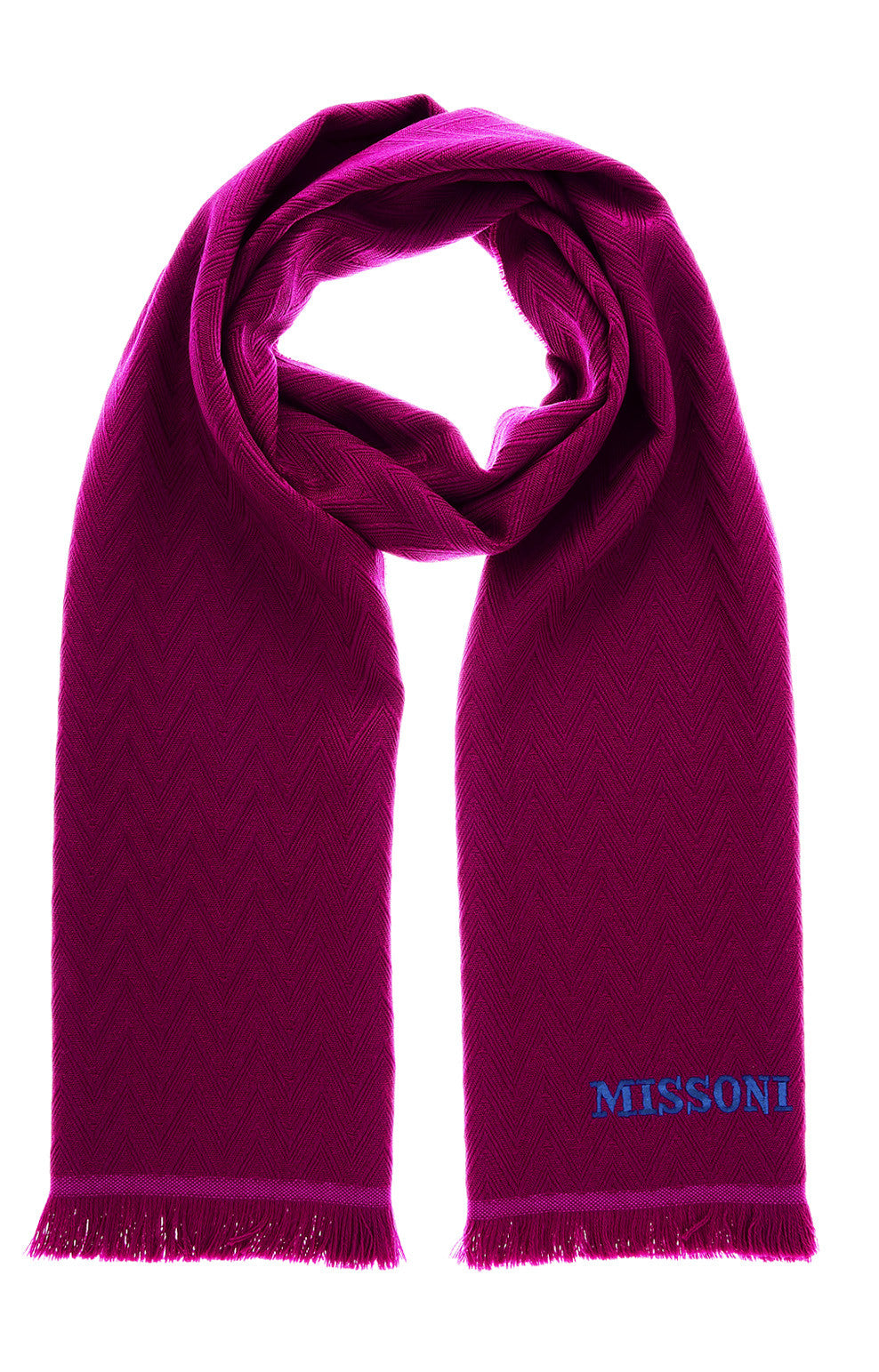 ZIG ZAG Purple Melitsani Scarf