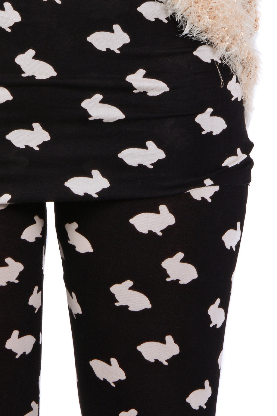 Μαύρο Κολάν με Σχέδια | Γυναικεία Παντελόνια