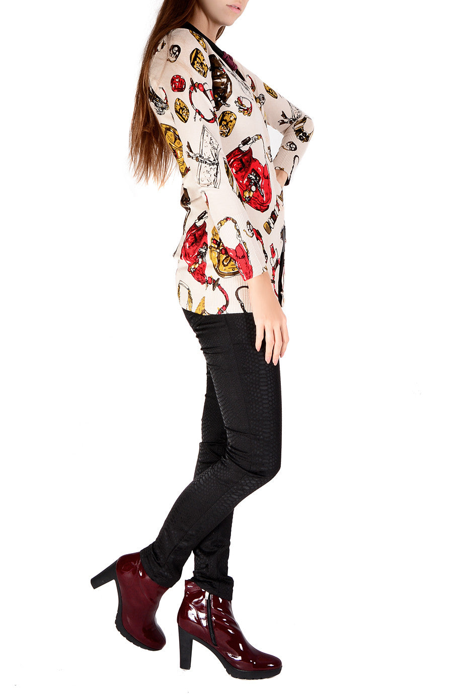 Μακριά Ζακέτα με Σχέδια | Γυναικεία Ρούχα