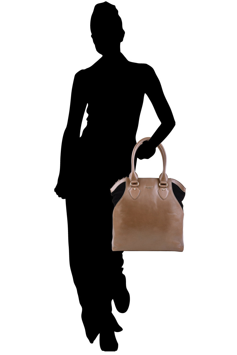 KELIS Large Brown Leather Bag