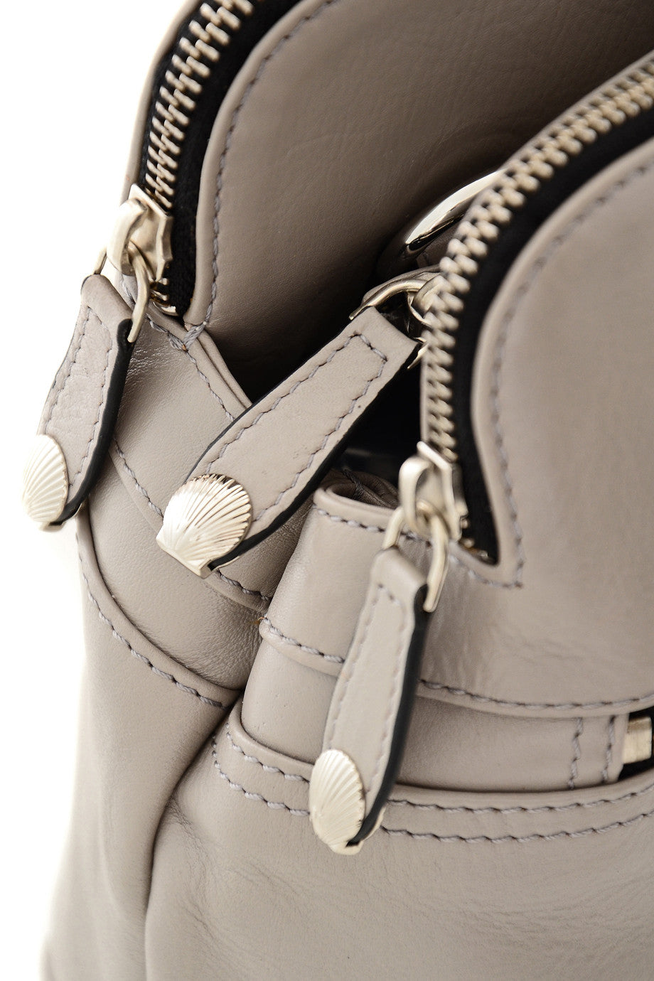 Borsa a tracolla PIPPA in pelle grigia