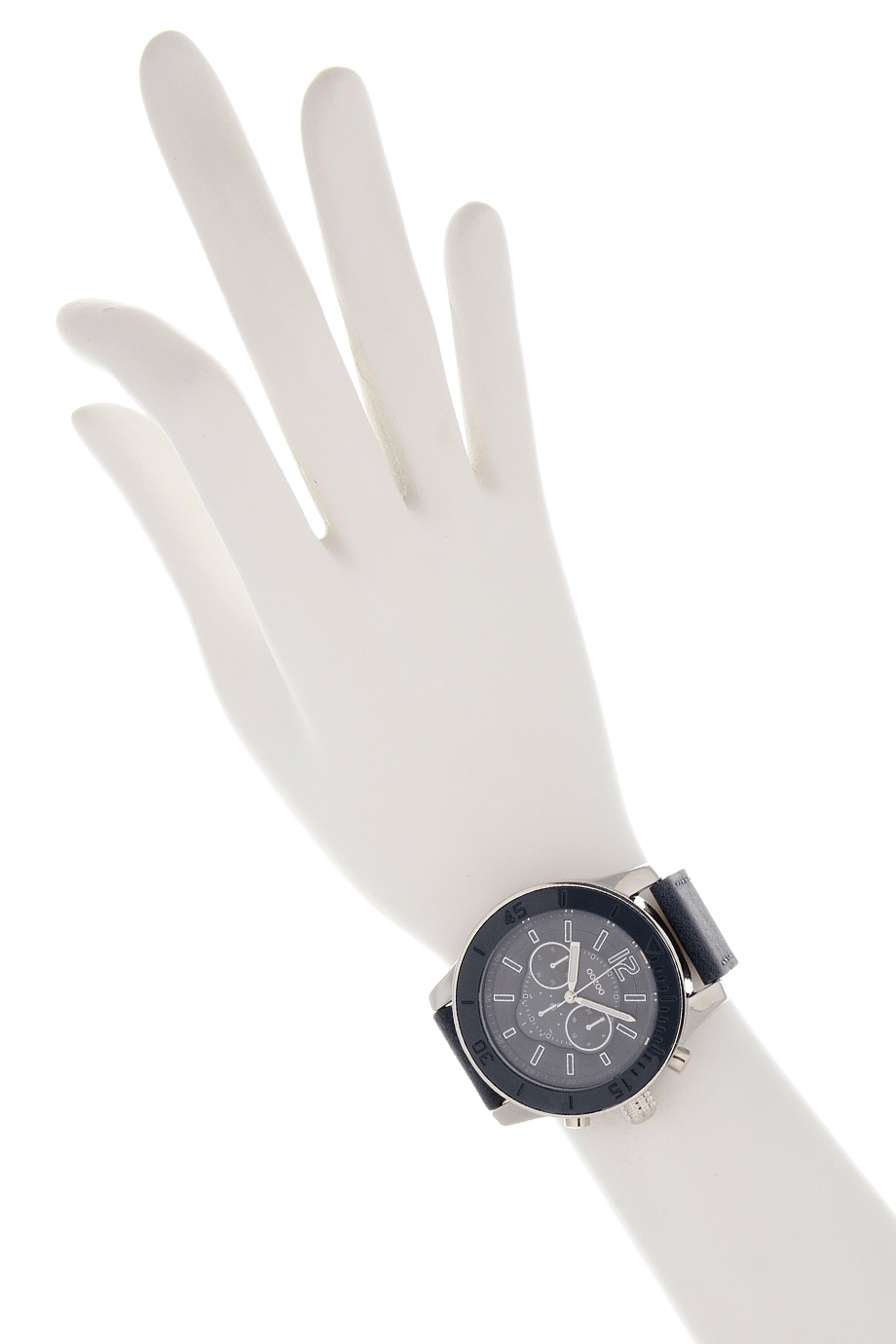 OOZOO - C4561 DARK BLUE Μπλε Δερμάτινο Ρολόι UNISEX