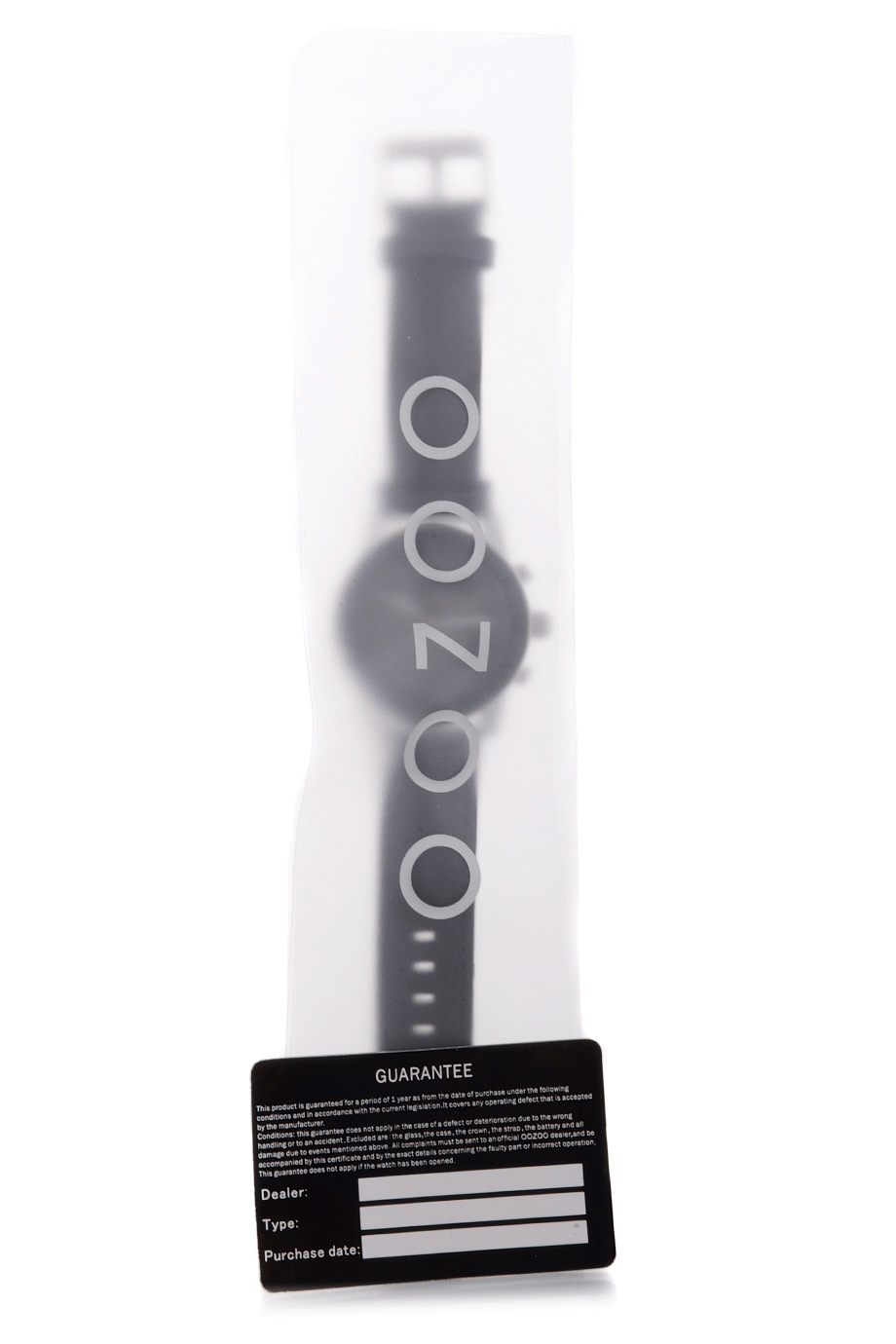 OOZOO - C4561 DARK BLUE Μπλε Δερμάτινο Ρολόι UNISEX