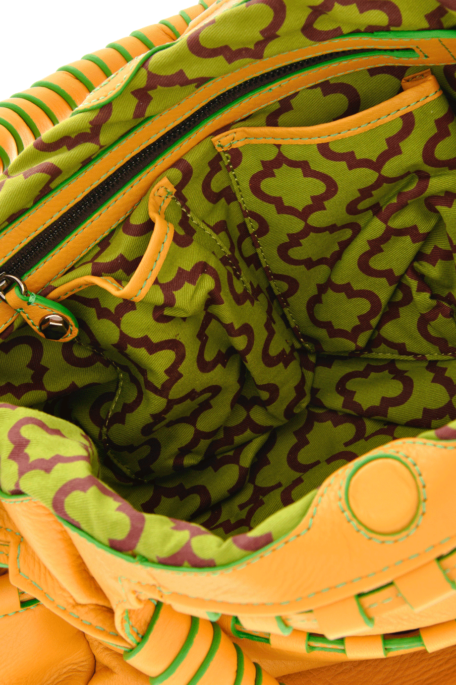 Alston Yellow Leather Bag