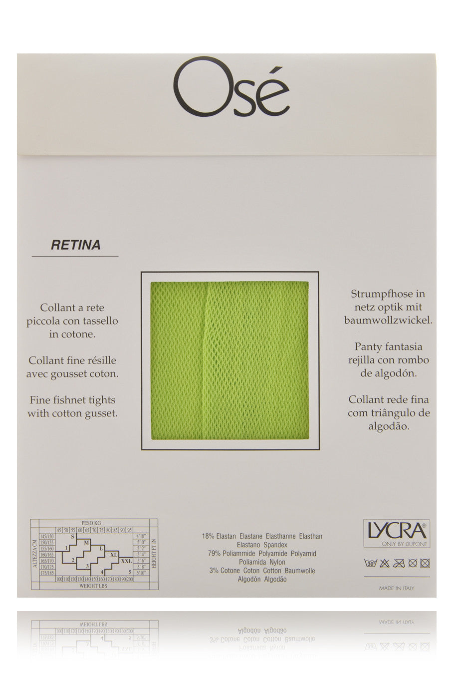 OSE RETINA Μαύρο Καλσόν