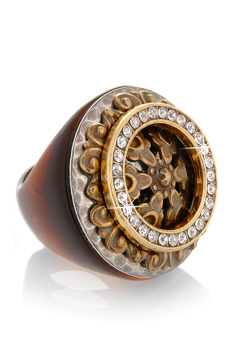 Archaic Καφέ Μπρονζέ Δαχτυλίδι - Ringseclectic | Κοσμήματα Δαχτυλίδια | Archaic Brown Bronze Ring