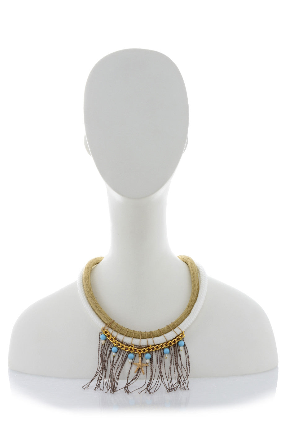 Λευκό Χακί Κολιέ | Κοσμήματα