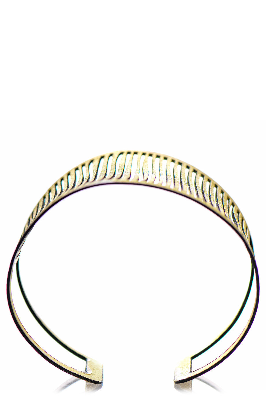 Χρυσό Βραχιόλι Χειροπέδα - Sarina | Κοσμήματα