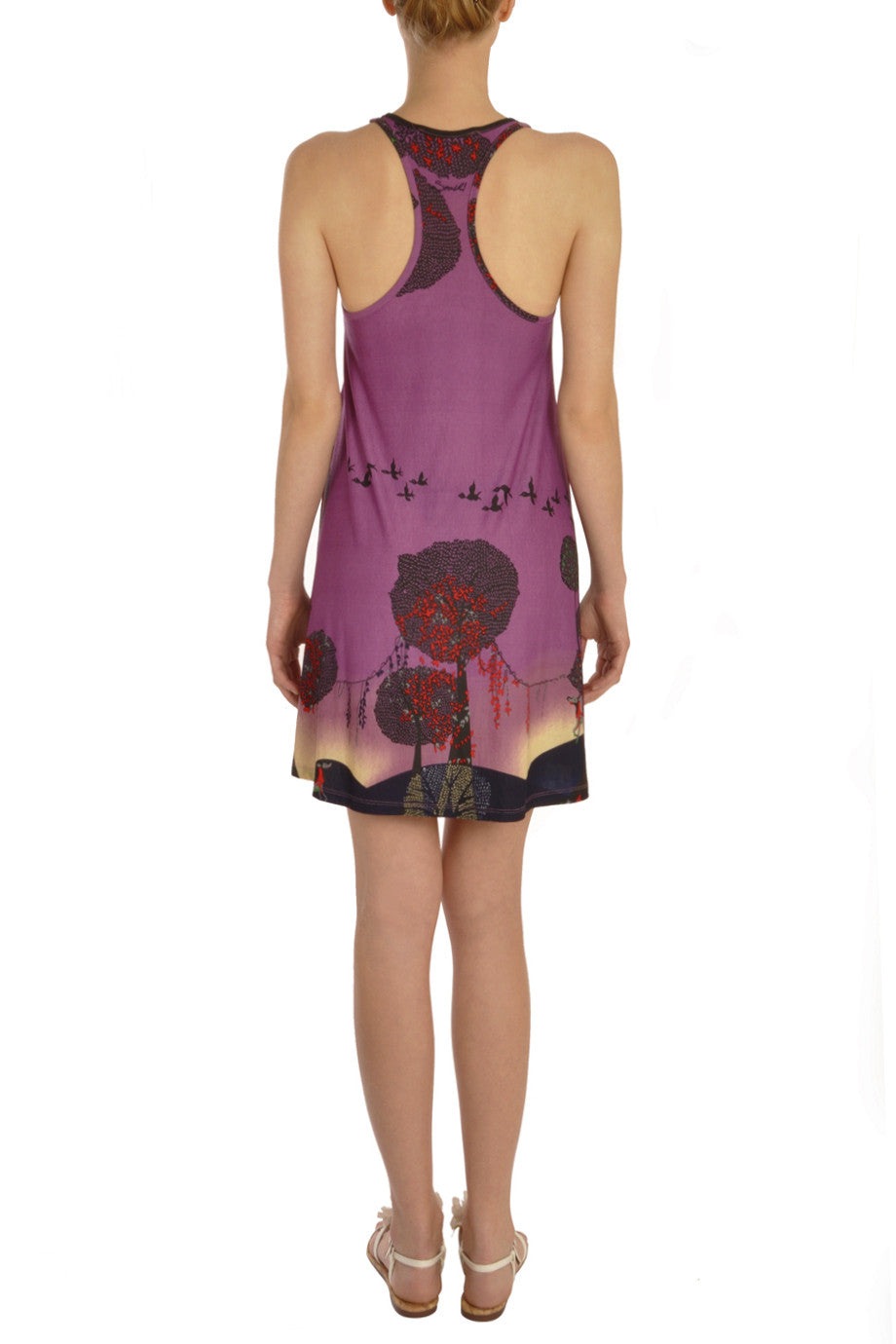 Μοβ Αμάνικο Φόρεμα | Φορέματα - Smash!