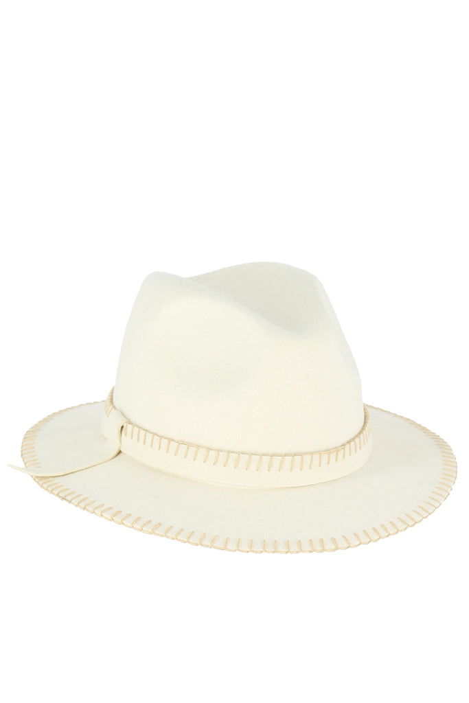 Clementa Λευκό Μάλλινο Καπέλο | Γυναικεία Μάλλινα Καπέλα - Χειμερινά Καπέλα