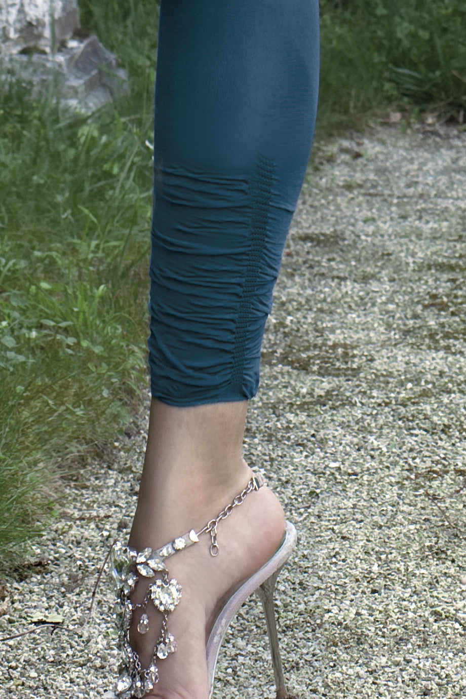 TRASPARENZE KYM Μαύρο Κολάν