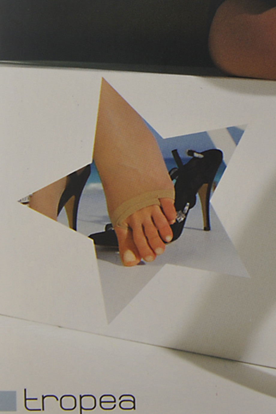 TRASPARENZE TROPEA Μαύρο Καλσόν χωρίς Δάχτυλα