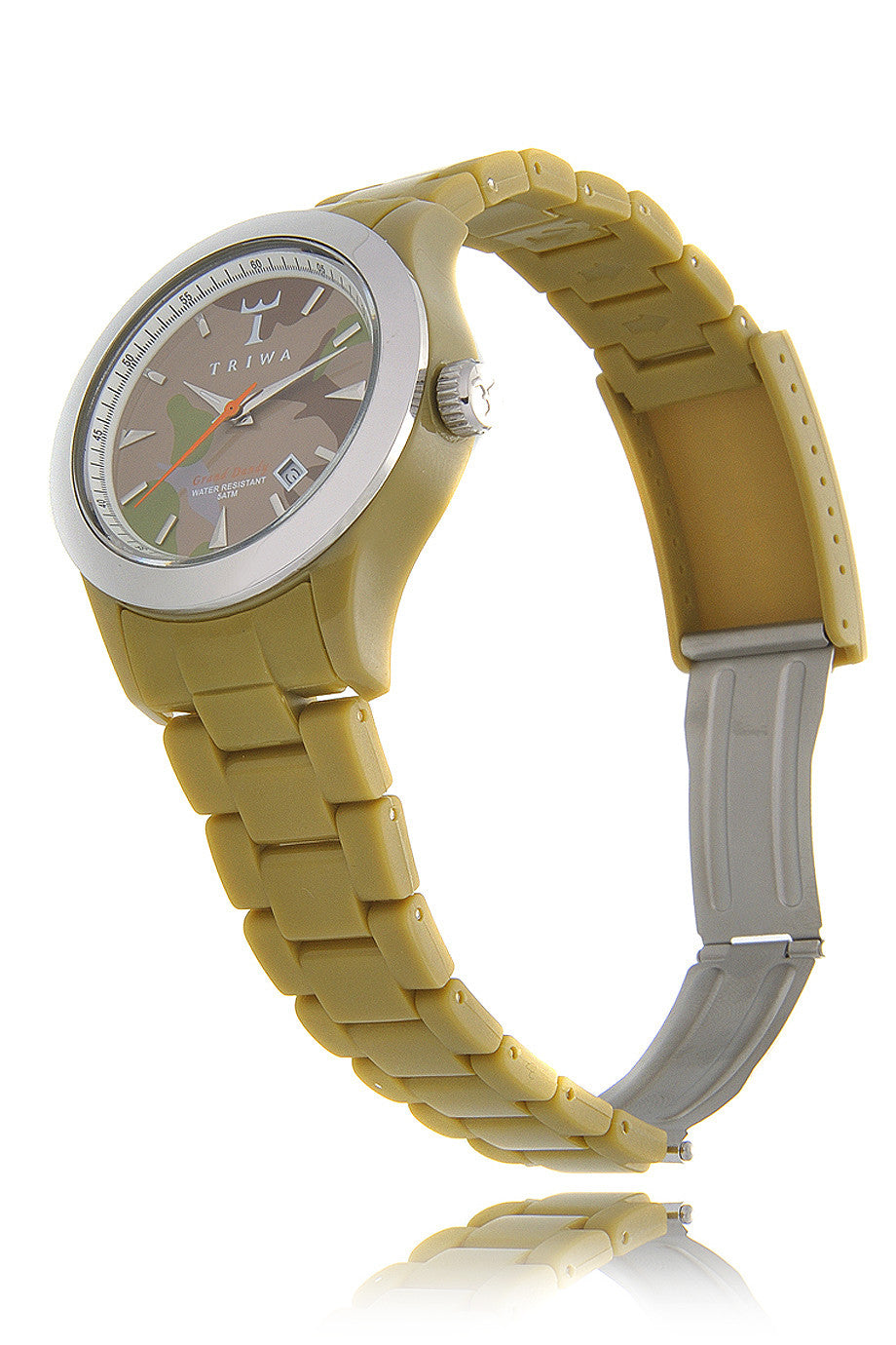 DANDY Χακί Ρολόι με Μπρασελέ