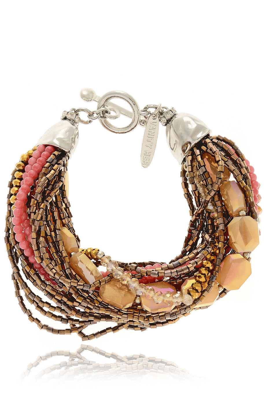 Καφέ Βραχιόλι - Vanity Her | Κοσμήματα