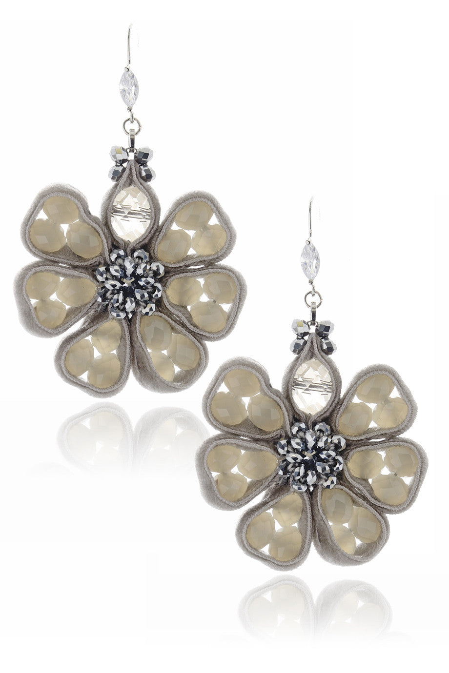 Γκρι Σκουλαρίκια - Vanity Her | Κοσμήματα