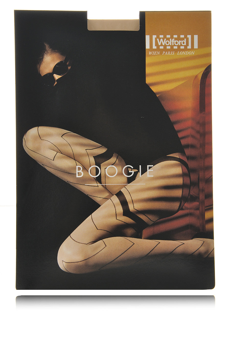 WOLFORD BOOGIE Μαύρο Καλσόν Ριγέ Σχέδιο