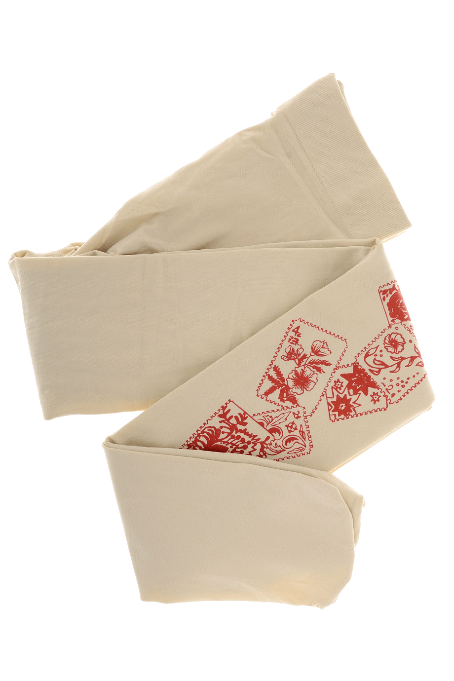 Μπεζ Καλσόν με Κόκκινο Σχέδιο | Καλσόν - ZOHARA