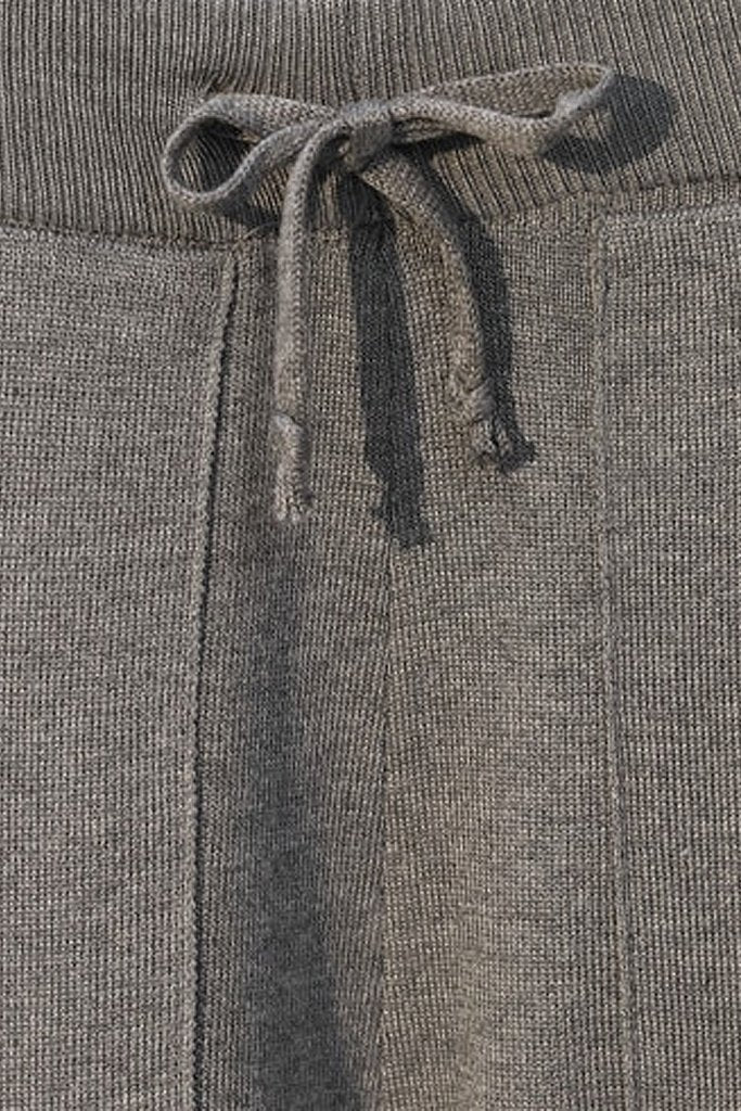 Γκρι Πλεκτό Σετ Τοπ και Παντελόνι | Γυναικεία Ρούχα Πλεκτά Σετ