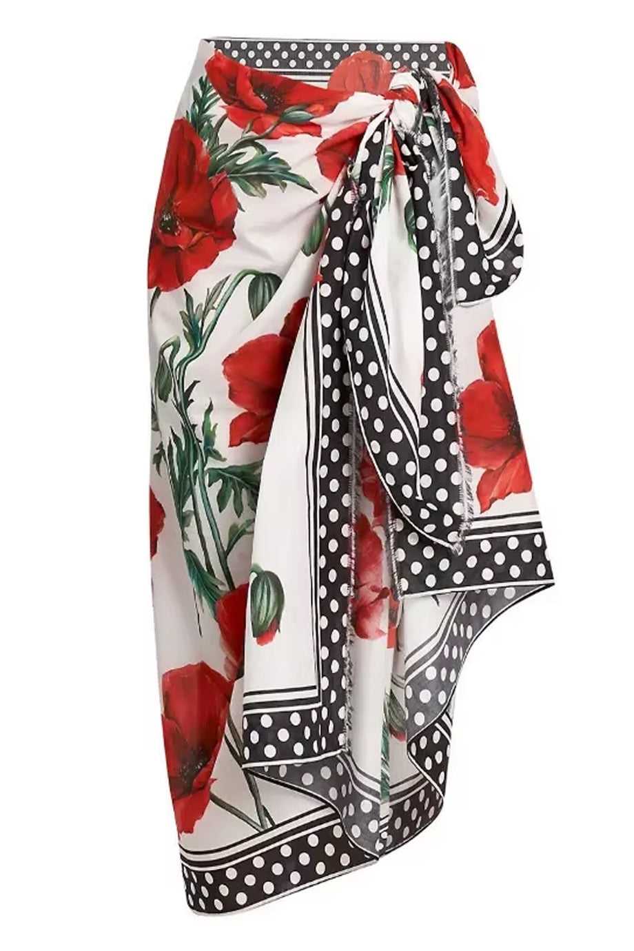 Rosalia Dots Ολόσωμο Μαγιό και Παρεό Σετ | Μαγιό - Ολόσωμα - Swimwear One Piece | Rosalia Dots One-Piece Swimsuit with Matching Sarong