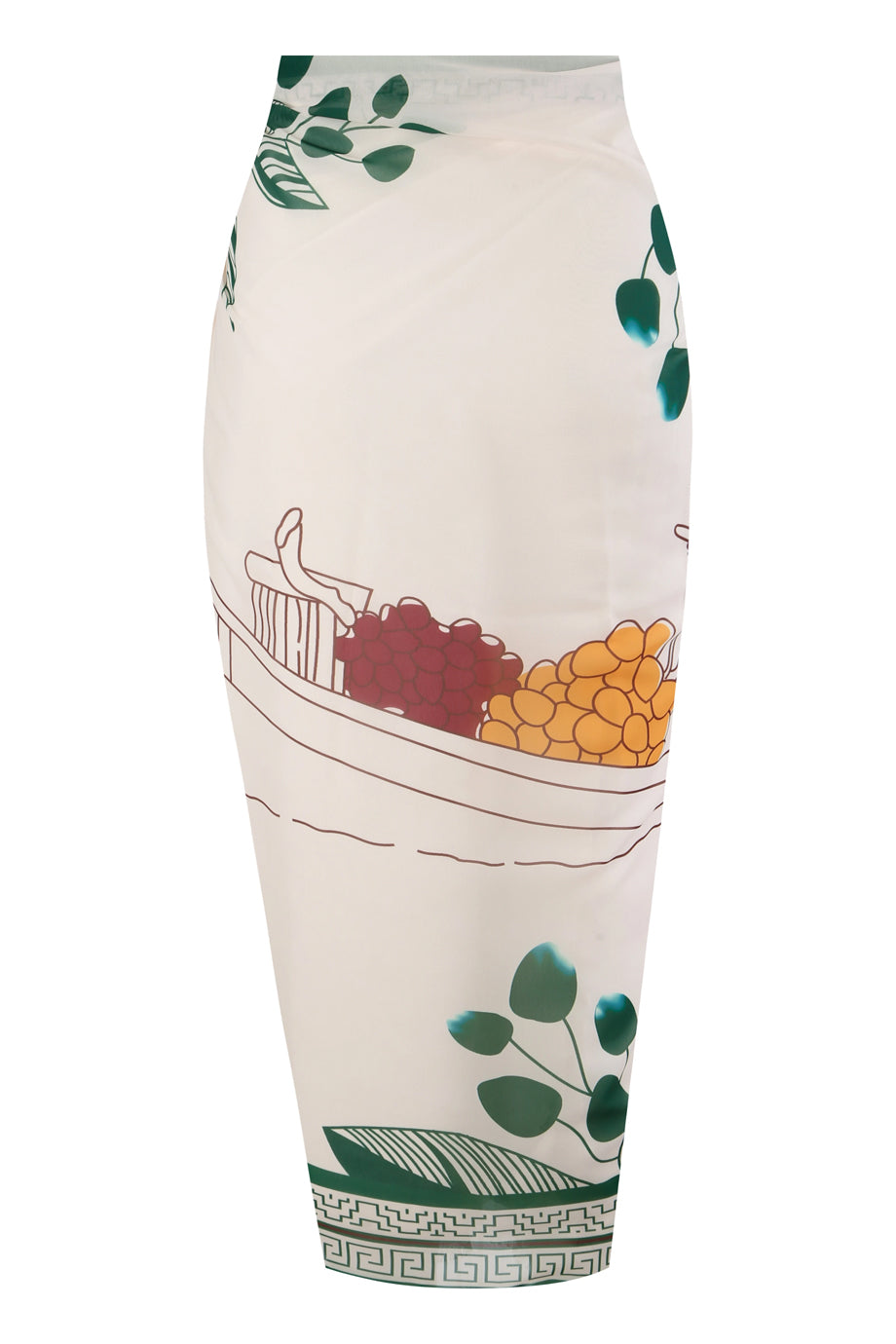 Esmerina Ολόσωμο Μαγιό και Παρεό Σετ | Μαγιό - Ολόσωμα - Swimwear One Piece | Esmerina Dots One-Piece Swimsuit with Matching Sarong