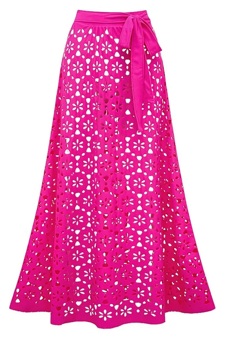 Soliera Ολόσωμο Μαγιό και Φούστα Παρεό με Διάτρητο Σχέδιο (Σετ) | Μαγιό - Ολόσωμα - Swimwear One Piece | Soliera One-Piece Swimsuit with Pareo Skirt Set