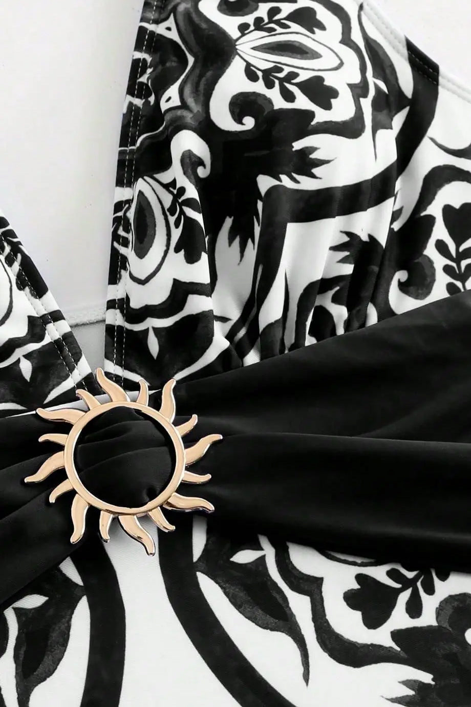 Bellacote One-Piece Swimsuit, Wide-Leg Trousers, and Pareo Skirt Set