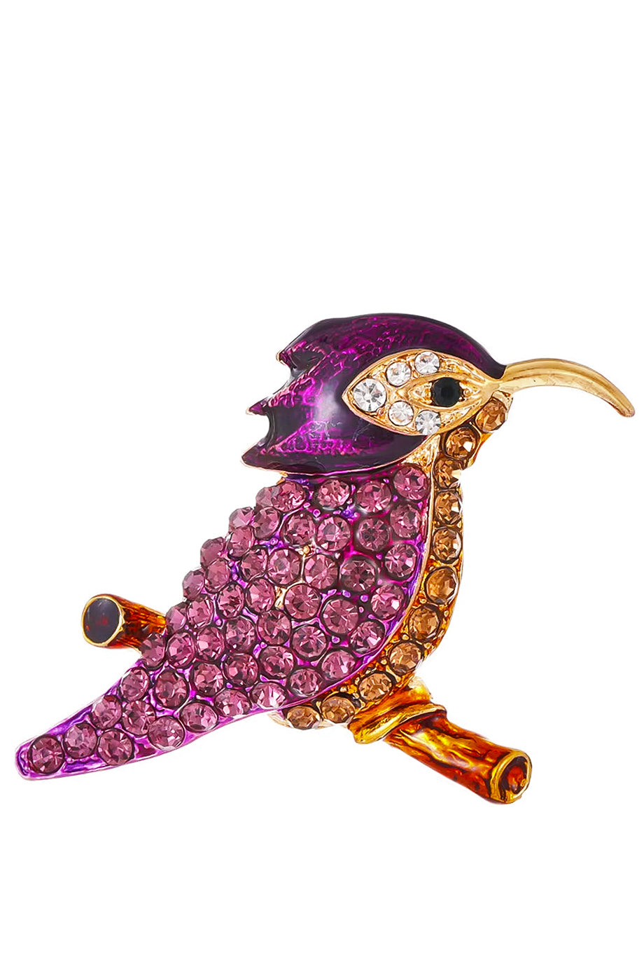 Woodpecker Κρυστάλλινη Καρφίτσα | Καρφίτσες Pins Brooches | Woodpecker Crystal Brooch