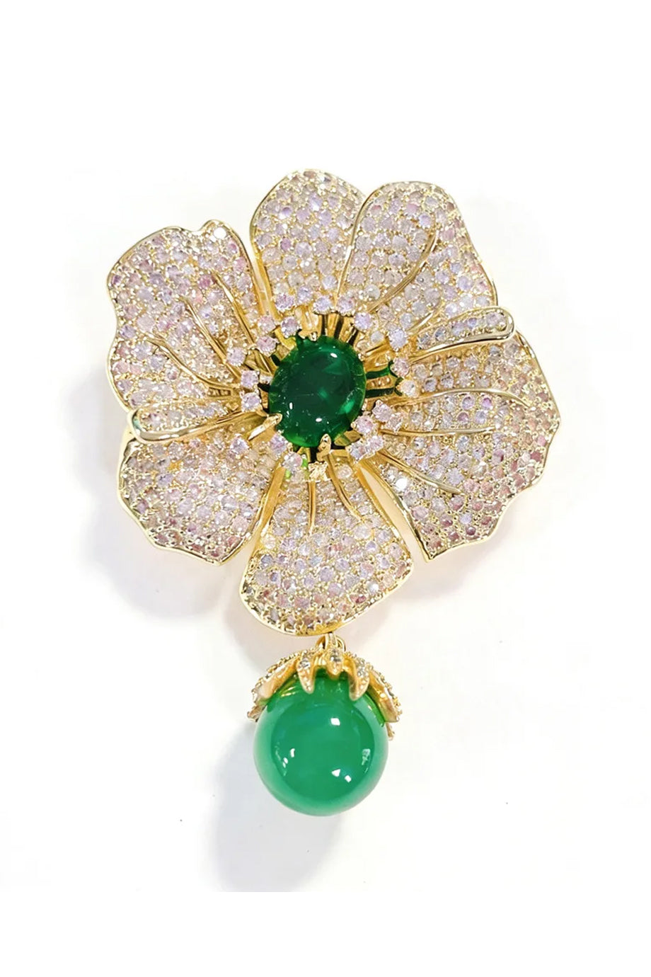 Veloria Καρφίτσα Λουλούδι με Κρύσταλλα | Καρφίτσες Pins Brooches | Veloria Crystal Flower Brooch