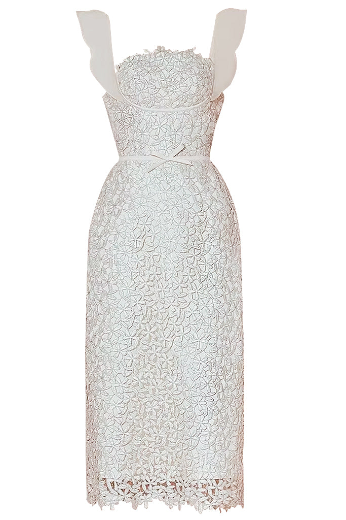 Amalthea Φόρεμα με Δαντέλα | Φορέματα - Βραδινά- Evening Dresses | Amalthea Ivory Lace Dress