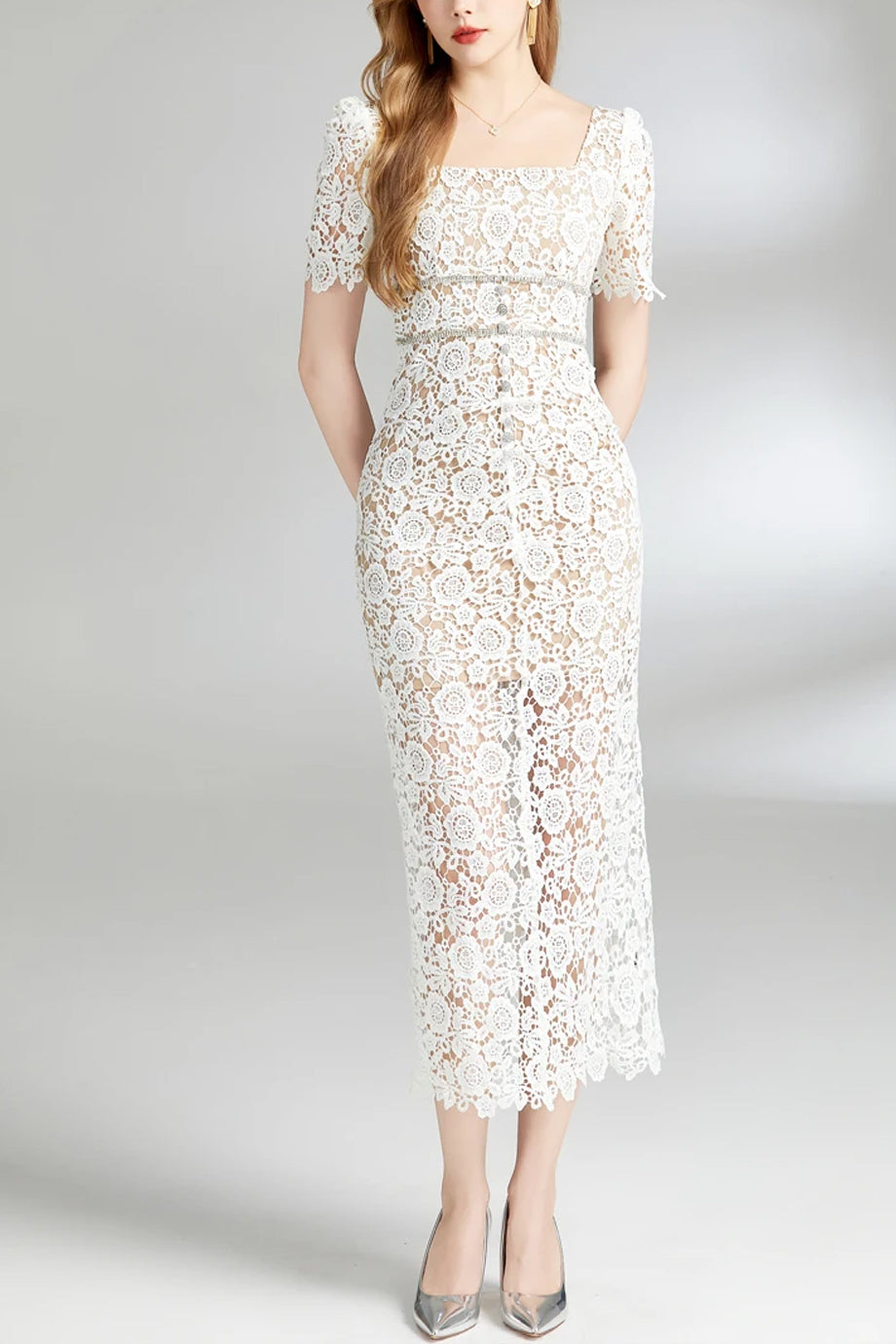 Florienne Φόρεμα με Δαντέλα  | Γυναικεία Ρούχα - Φορέματα | Florienne Lace Dress