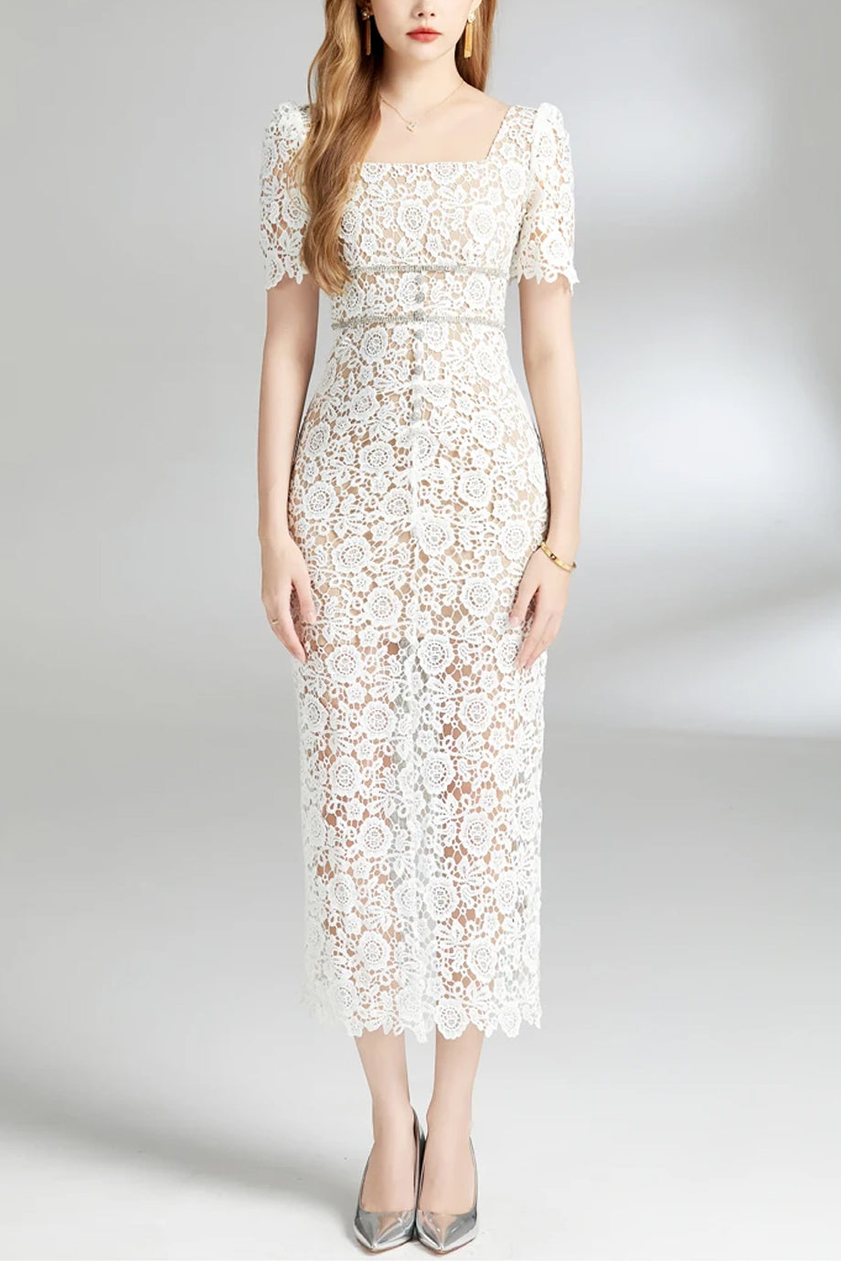 Florienne Φόρεμα με Δαντέλα  | Γυναικεία Ρούχα - Φορέματα | Florienne Lace Dress