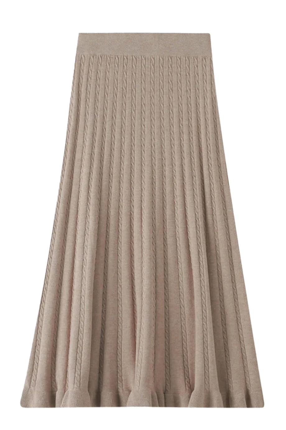 Serelle Πλεκτή Φούστα | Φούστες - Skirts | Serelle Cable-Knit Pleated Skirt